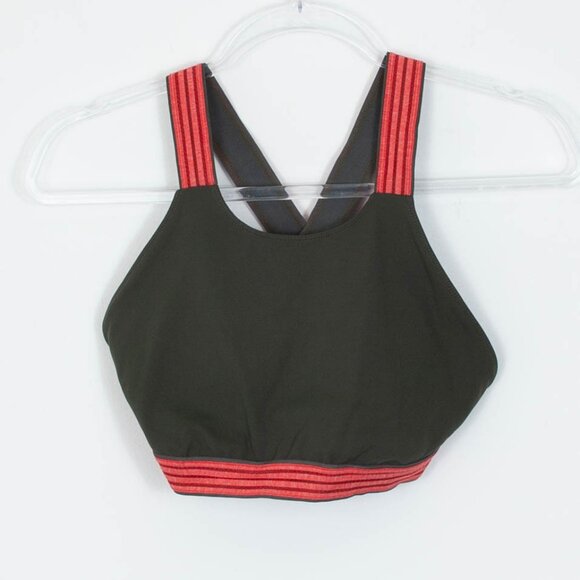 Free People Movement Practice Makes Perfect Bra Army Green‎ Womens Size XS - Picture 4 of 6